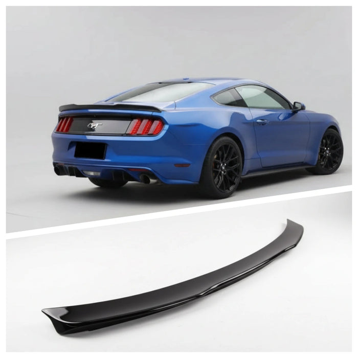 Rear Boot Spoiler – Gloss Black GT Style (Ford Mustang GT FM / FN 2015–2023)