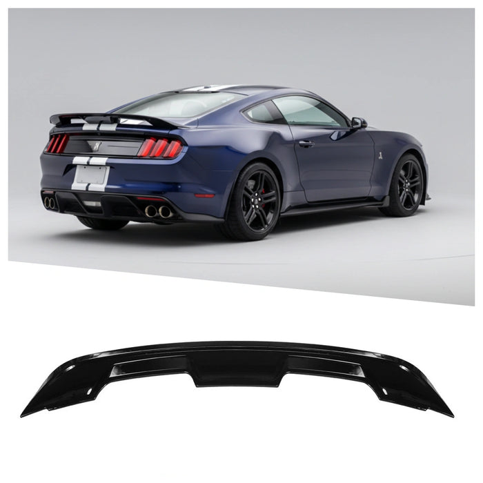 Rear Boot Spoiler – Gloss Black GT500 Style (Ford Mustang GT FM / FN 2015–2023)
