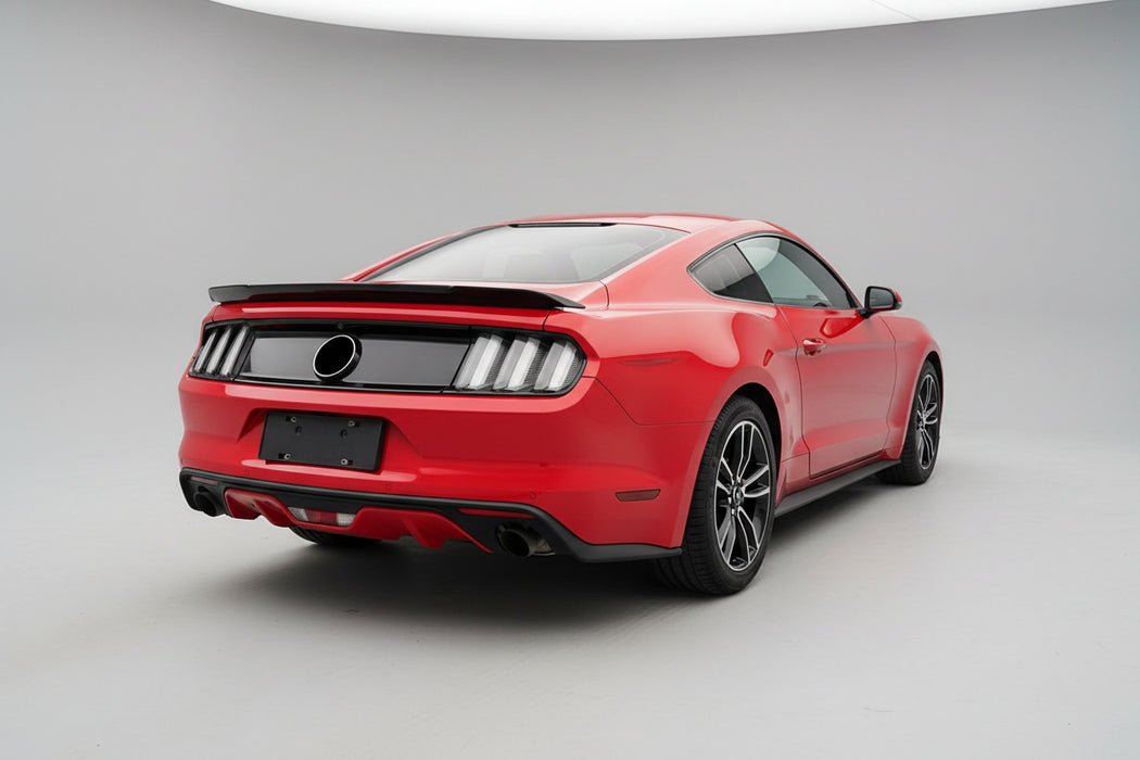 Rear Boot Spoiler – Gloss Black GT350 Style (Ford Mustang GT FM / FN 2015–2023)