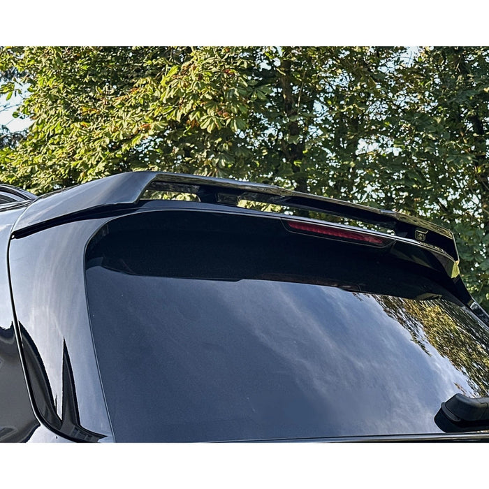 BMW G07 X7 Gloss Black Roof Spoiler – Dark Knight Style Stick-On Rear Wing
