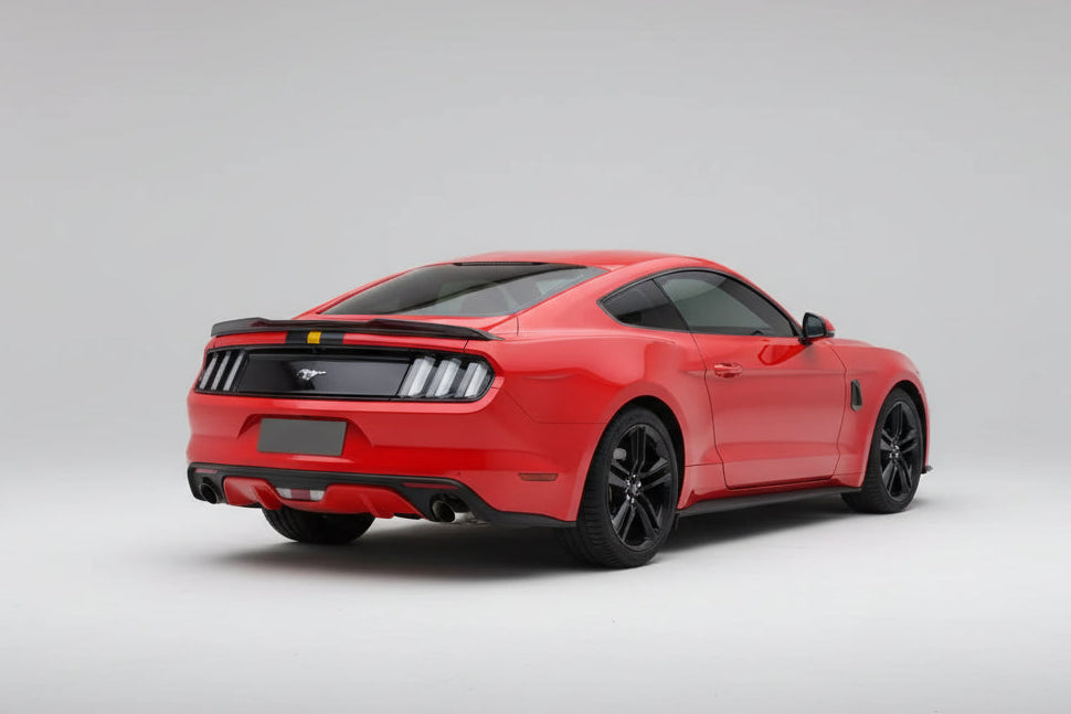 Rear Boot Spoiler – Gloss Black GT Style (Ford Mustang GT FM / FN 2015–2023)