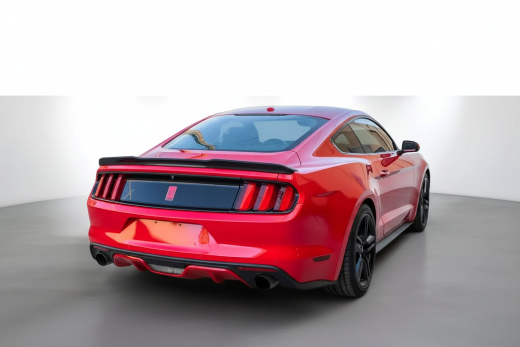 Rear Boot Spoiler – Gloss Black GT Style (Ford Mustang GT FM / FN 2015–2023)