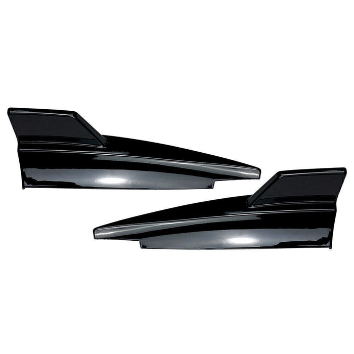 ABS Gloss Black Rear Bumper Canards Splitters fit for Mercedes-Benz 【C117 X117】【CLA45 CLA200/220/250 AMG Bumper】
