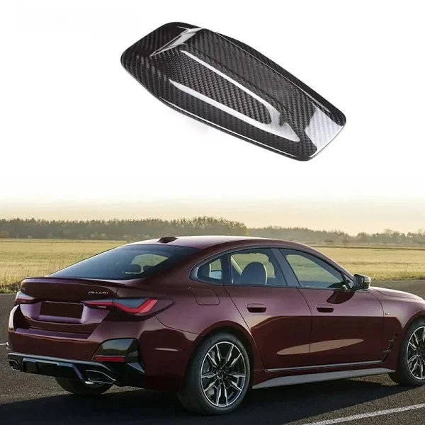 Dry Carbon Fibre Roof Shark Fin Antenna Stick-on Cover for BMW【G20 LCI】 【G26 G87】