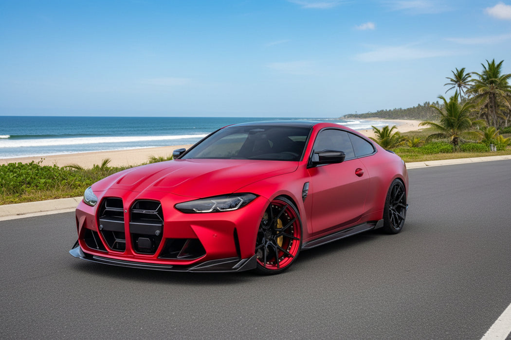 G80 G81 G82 M3 M4 Gloss Black Front Lip Splitter CSL Style