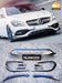 ABS Glossy Black Front Lip For MERCEDES BENZ【C117 X117 CLA 45 AMG】2016-19 (4748322570314)