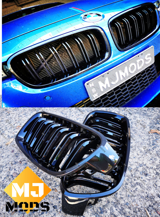 ABS Glossy Black Front Grille Fit For BMW【F30/F31 316/318/320/328/330/335/340】 (4285350445130)