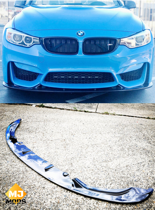 Carbon Fibre Front Bumper Lip for BMW【F80 M3 & F82 F83 M4】【3D Style】 (4854414278730)