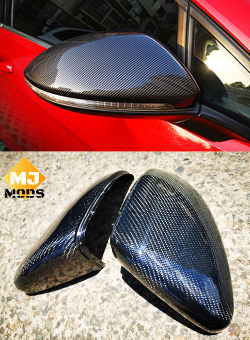 Carbon Fibre Mirror Cover For Volkswagen VW GOLF 7 7.5 MK 7 MK 7.5 Replacement (3790768603210)