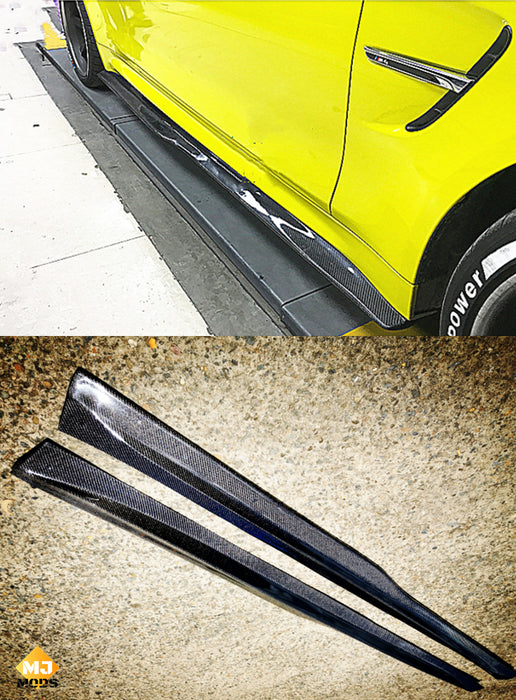 Carbon Fibre Side Skirts for BMW M Series【M4 F82/F83】【PM Style】 (4453022171210)