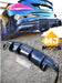 Carbon Fibre Rear Diffuser for Mercedes-Benz【C117 X117】【CLA45 CLA200/220/250 AMG Bumper】FD Style (3787527848010)