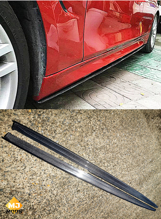 Carbon Fibre Side Skirt for BMW【F30/31/34 316/318/320/328/330/335/340 M SPORT】【MP Style】 (4461624655946)