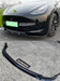 Copy of ABS GLOSSY BLACK FRONT BUMPER LIP fit for【Tesla Model Y】2022+ (7062972465226)