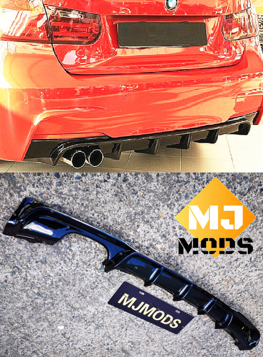 ABS Gloss Black Rear Bumper Diffuser for BMW【F30 F31 M SPORT】【Left】330 328i 320i 318 316 (4812141330506)