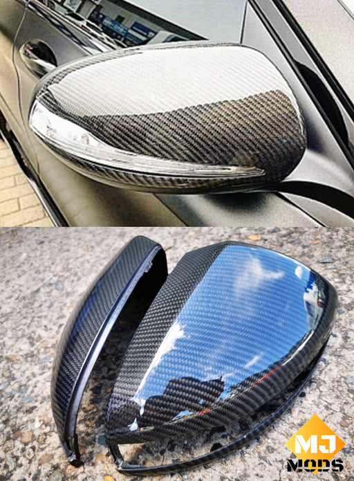 DRY Carbon Fibre Mirror Cover for Mercedes-Ben C-Class W205 S205 C205 A205 W213 RHD (4715631575114)