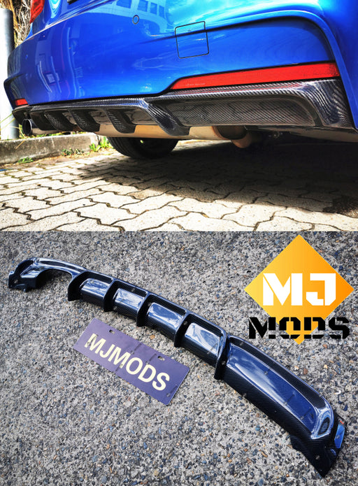 Carbon Fibre Rear Bumper Diffuser for BMW【F30 F31 M SPORT】【Left】330 328 320 (4271862612042)