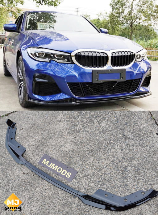 ABS GLOSSY BLACK FRONT BUMPER LIP fit for BMW【G20/G21 M340 330/320 M Sport】【MP】 (6623755567178)