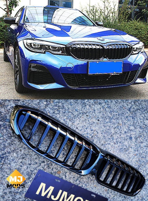 ABS Glossy Black Front Grille Fit for BMW【G20/G21 M340 330/320】【Single】18+ (4373893644362)