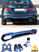 ABS Glossy Black Rear Diffuser Fit For MERCEDES BENZ A-CLASS【V177 A180/200/250 AMG PACKAGE A35 AMG】【sedan】 (6550586982474)