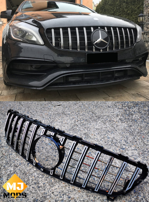 ABS Front Grille For MERCEDES BENZ【W176 A180/200/250 A45 AMG】16-18【GT SV】 (4748302647370)