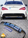 ABS Glossy Black Rear Diffuser fit for Mercedes-Benz 【C117 X117】【CLA45 CLA200/220/250 AMG Bumper】 (4748317327434)