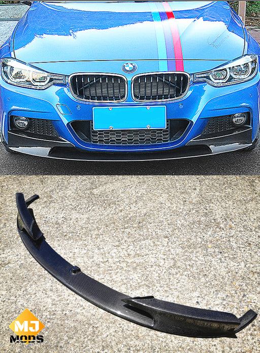 Carbon Fibre Front Lip for BMW【F30/F31 316/318/320/328/330/335/340 M SPORT】【MP】 (3775549079626)