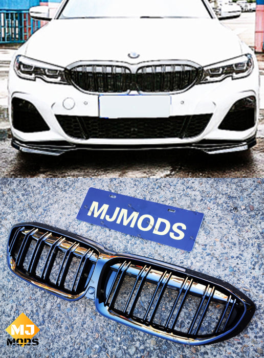 ABS Glossy Black Front Grille fit for BMW【G20/G21 M340 330/320】【twin】18+ (4902516195402)