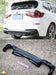 ABS Glossy Black Rear Bumper Diffuser for BMW【X3 G01 M40i & 30d 30i M Sport】2017+【B】 (6582260760650)