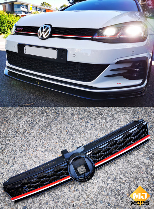 ABS Glossy Black Front Grille For VOLKSWAGEN【Golf 7.5 GTI】2017+ (6575535980618)