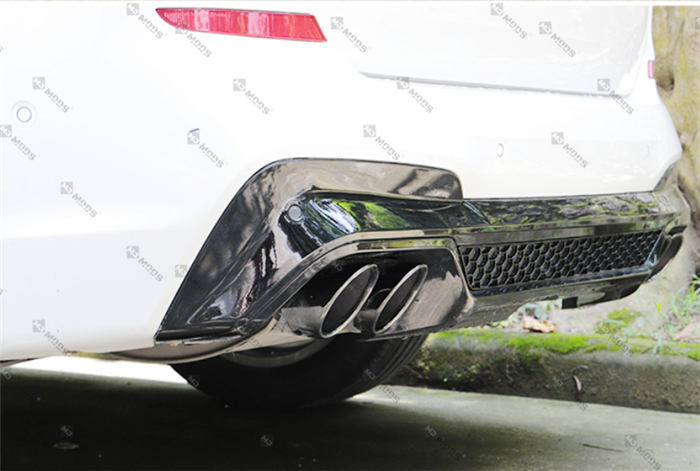 ABS Glossy Black Rear Bumper Diffuser for BMW【X3 G01 M40i & 30d 30i M Sport】2017+【B】 (6582260760650)