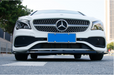 ABS Glossy Black Front Lip For MERCEDES BENZ【C117 CLA 45 180/200/250 AMG】16-19BB (4748320735306)