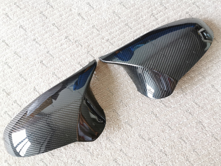 Dry Carbon Fibre Mirror Cover Fit For BMW【F80 M3 F82 F83 M4 F87 M2C】Replacement RHD【M Style】 (3763426623562)