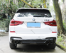 ABS Glossy Black Rear Bumper Diffuser for BMW【X3 G01 M40i & 30d 30i M Sport】2017+【B】 (6582260760650)