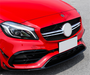 ABS Glossy Black Front Bumper Lip for Mercedes-Benz A Class【W176 16-18】【A45 AMG & A180/200/250 AMG Package】 (4146466324554)