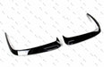 W176 A Class Sport Rear Bumper Vent Insert Canards in Glossy Black (4144250388554)