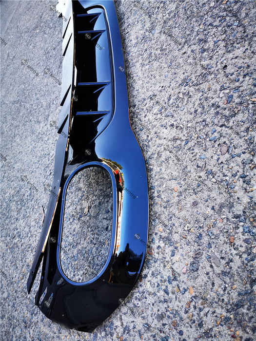 ABS Glossy Black Rear Diffuser Fit For MERCEDES BENZ【W177 A180/200/250 AMG A35 A45】【sedan】 (6550586982474)