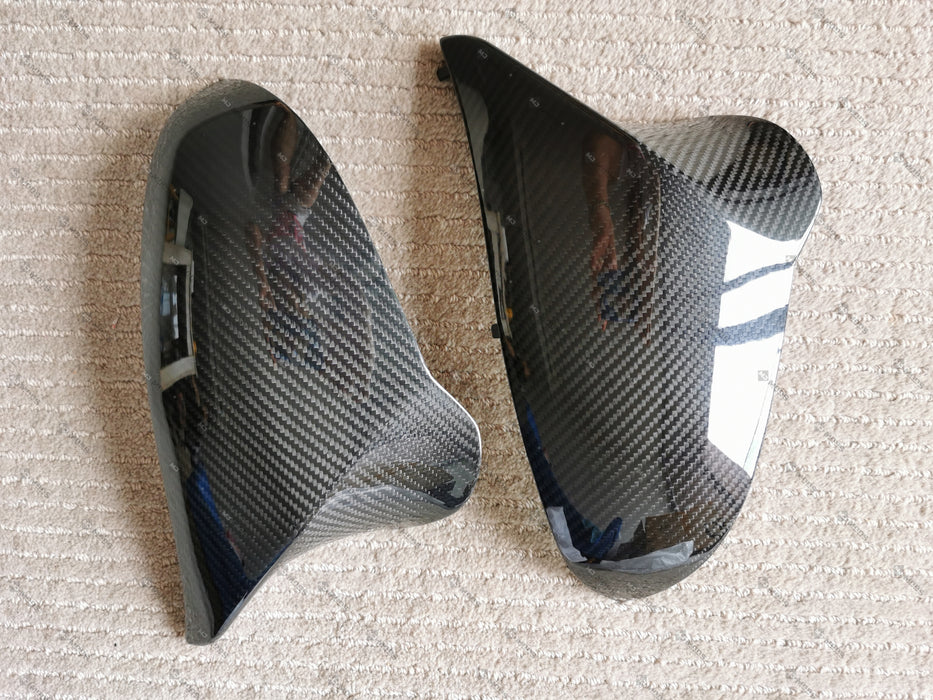 Dry Carbon Fibre Mirror Cover Fit For BMW【F80 M3 F82 F83 M4 F87 M2C】Replacement RHD【M Style】 (3763426623562)