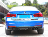 Carbon Fibre Rear Bumper Diffuser for BMW【F30 F31 M SPORT】【Quad】340i 335i (4271878111306)