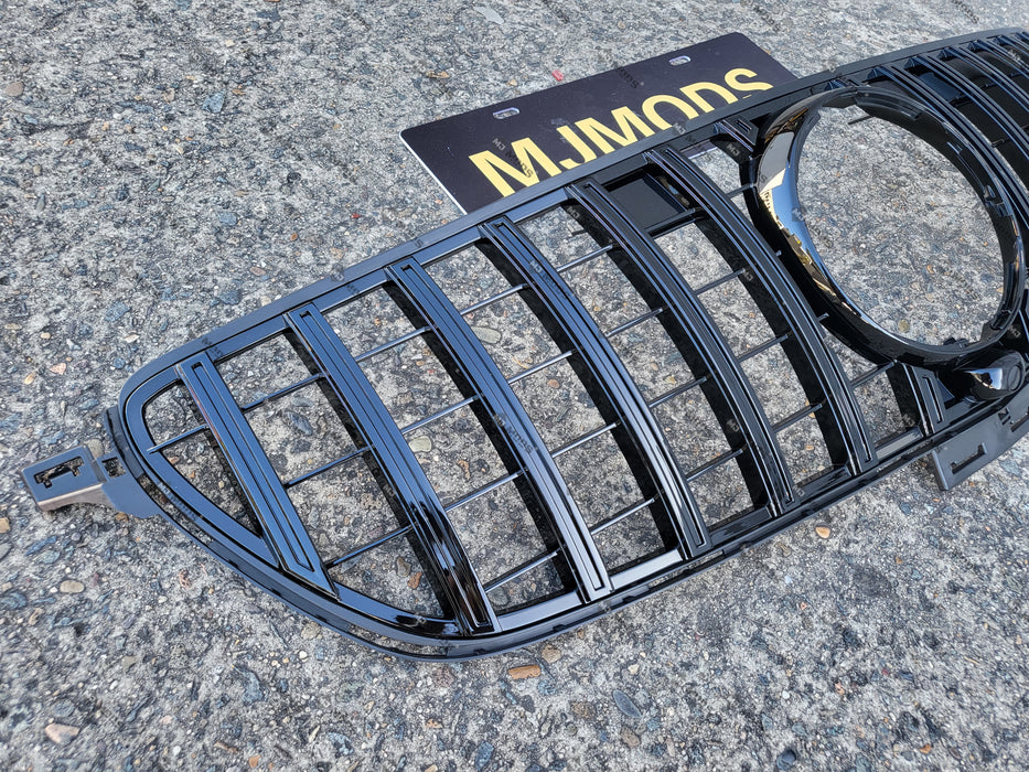 ABS Front Grille For Mercedes-Benz GLE-Class【W166 GLE 250/350/400/500 43AMG】2015-2019 Facelift【GT BK】 (6858981408842)