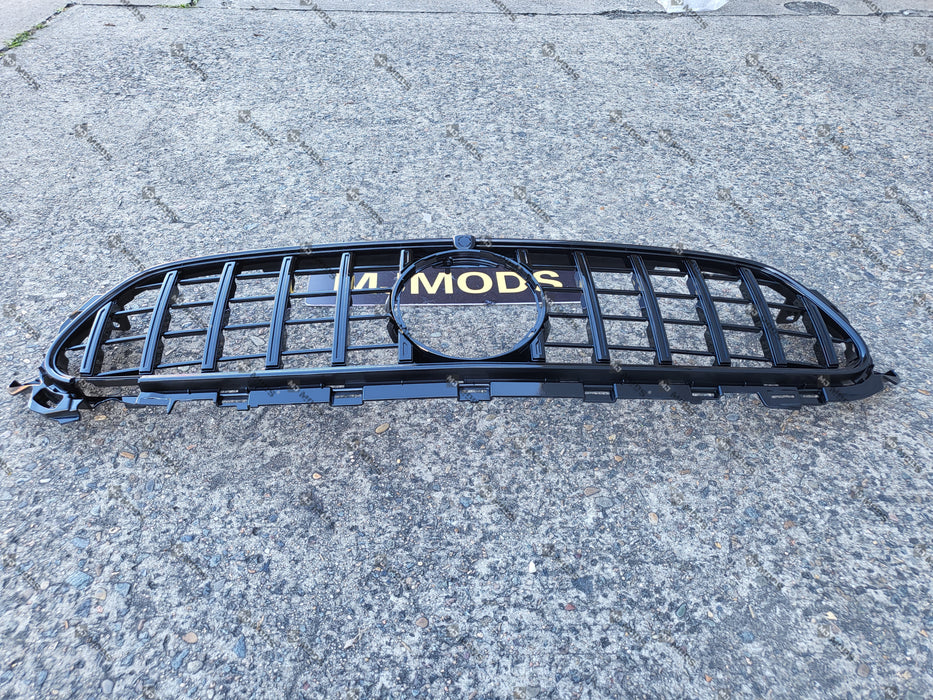 ABS Front Grille For Mercedes-Benz E-Class【W213/S213 E200/220/300/350/400/450/43AMG】2020+【GT BK】 (6859032461386)