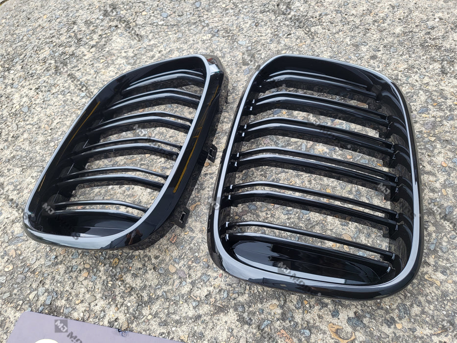 ABS Glossy Black Front Grille for BMW【X3 G01 & X4 G02 PRE LCI】【M40i & 20/30 M Sport】17-21 (6897924898890)
