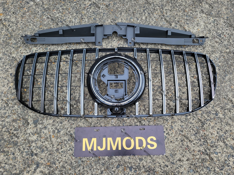 ABS Front Grille For Mercedes-Benz GLS-Class【X167】【GLS 400/450 & GLS63 AMG】2019+【GT SV】 (6902816571466)