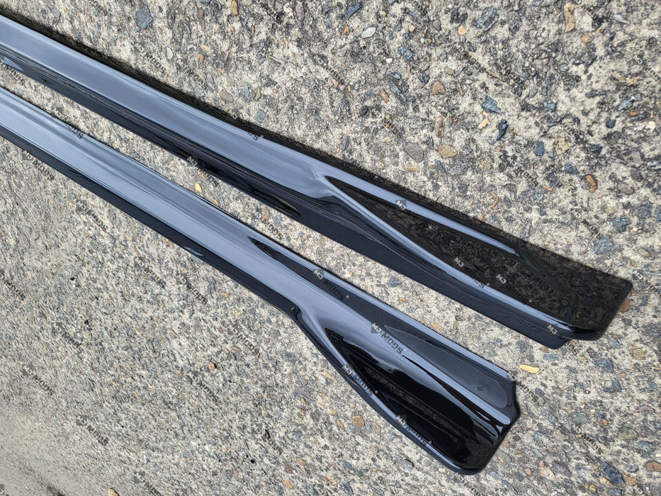 ABS GLOSSY BLACK SIDE SKIRT fit for BMW 4 Series【G22/G23 420/430/M440】2020+【MAX】 (6962906759242)