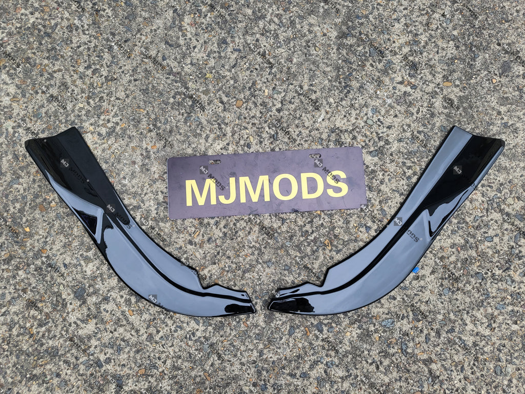 ABS GLOSSY BLACK Rear Bumper Vent Insert Canards Splitter Flaps for BMW4 Series【G22/G23 420/430/M440】2020+ (6962875007050)