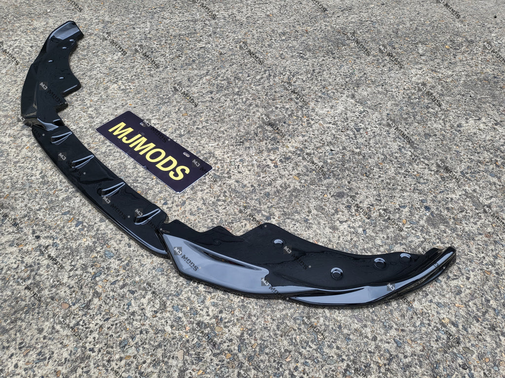 ABS Glossy Black Front Bumper Lip for BMW 4 Series【G22/G23/G26 420/430/M440】2020+【MAX】 (6962844827722)