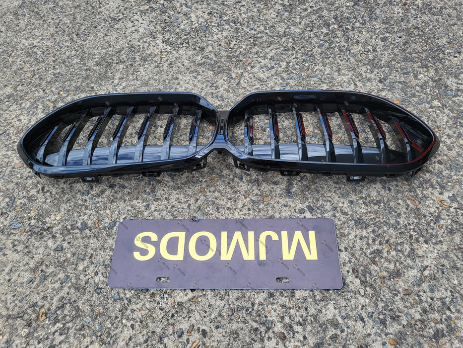 ABS Glossy Black Front Grille Fit For BMW 2 Series【F44 218i 220i M235i】2020+【single】 (7017068003402)