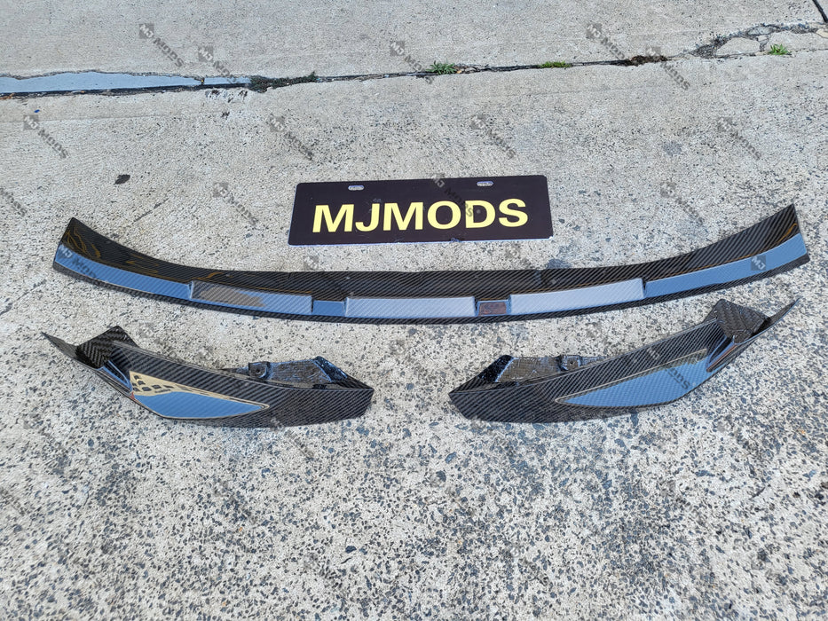 Dry Carbon Fibre Front Bumper Lip for BMW【M3 G80 G81 & M4 G82 G83】【MP Style】 (7060481933386)