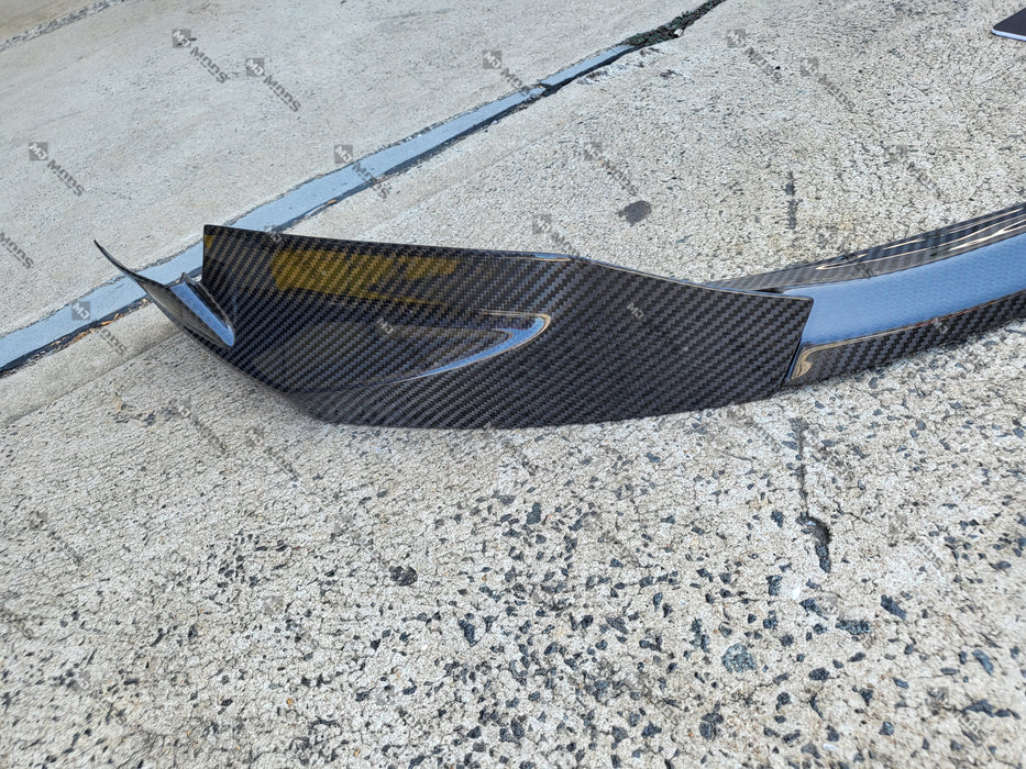 Dry Carbon Fibre Front Bumper Lip for BMW【M3 G80 G81 & M4 G82 G83】【MP Style】 (7060481933386)