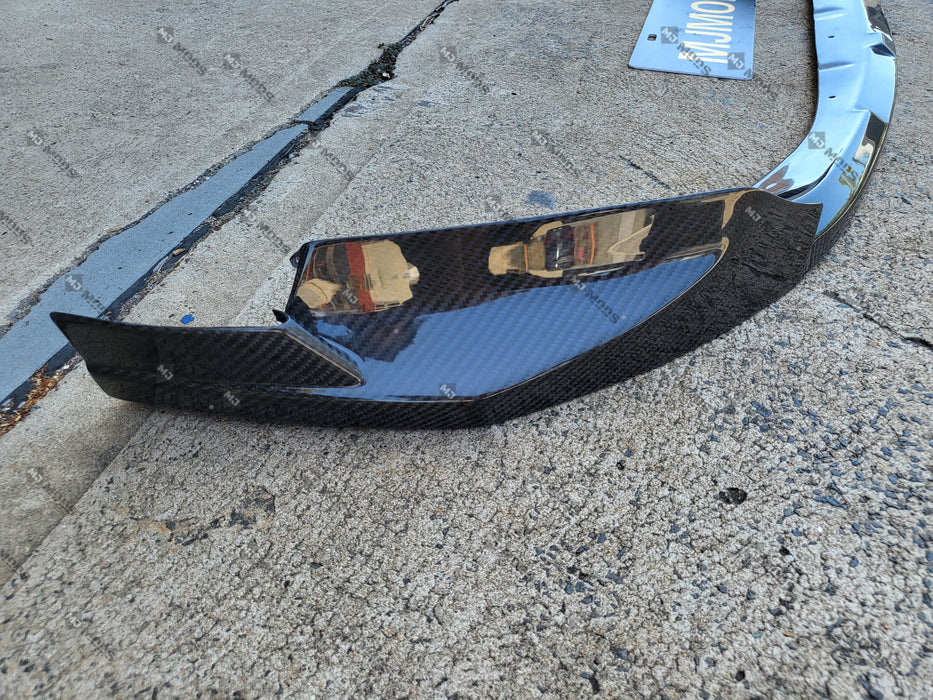 Dry Carbon Fibre Front Bumper Lip for BMW【M3 G80 G81 & M4 G82 G83】【MP Style】 (7060481933386)