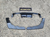 ABS Glossy Black Rear Bumper Diffuser for BMW【F80 M3 & F82 F83 M4】【V Style】 (7060662976586)